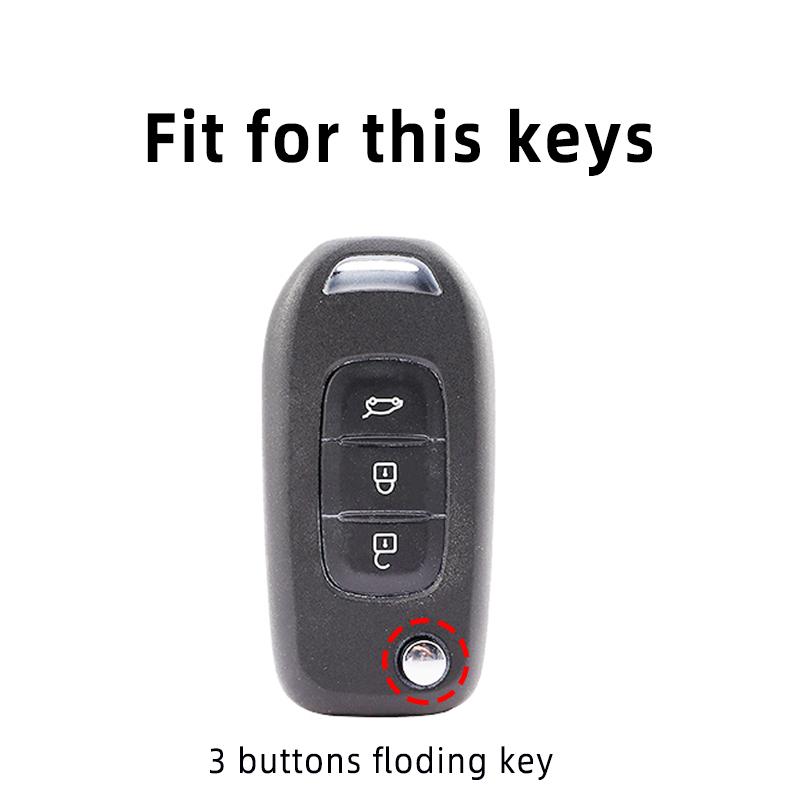 Чехол для Renault Kadjar Captur Megane Sandero Stepway Logan Clio 5 2022 Arkana 2020 2021 Kwid 2023 TPU чехол для автомобильного выкидного ключа