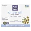 Pure Olive Oil Soap, Fragrance-Free, 3 Count, 4 Oz (115 G) Each