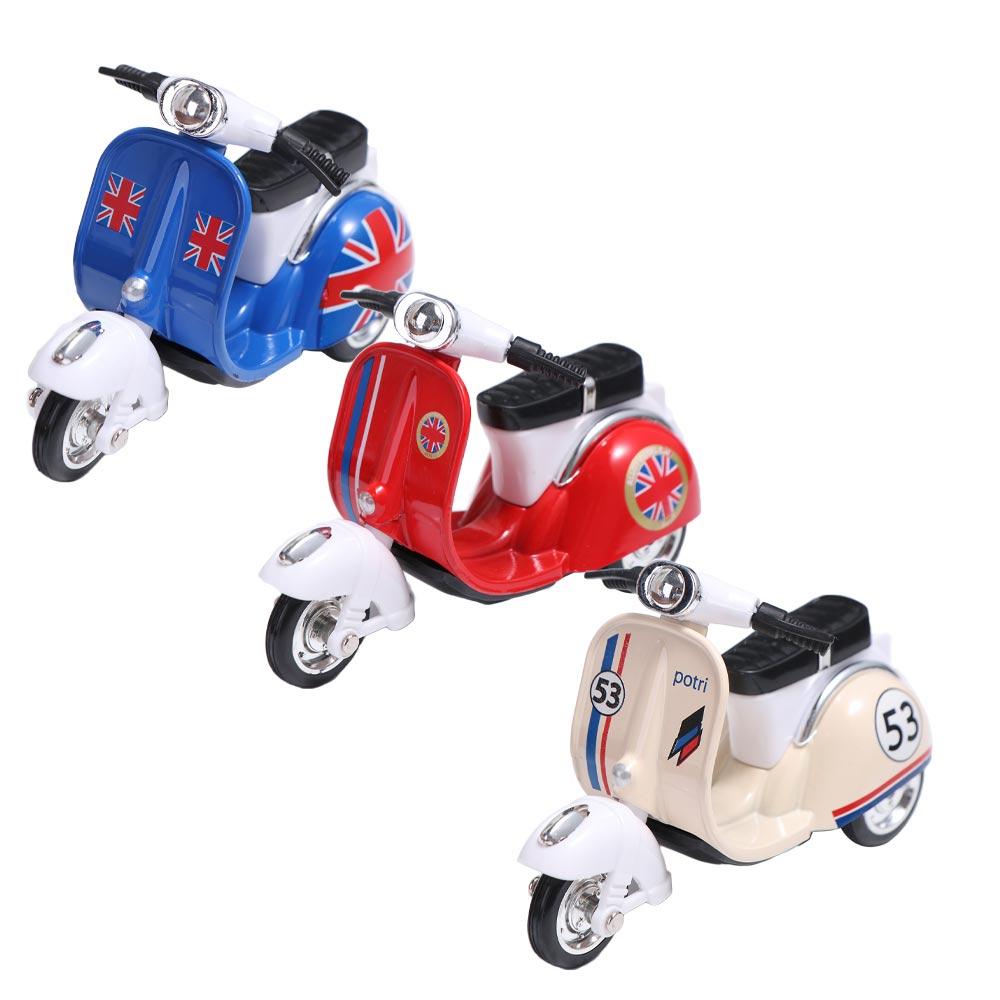 Miniature Motorcycle Model Pull-back Simulation Motorcycle Toy Mini Motorcycle  Friend Children
