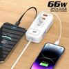 66W Multiport USB Charger PD Type C Fast Charge Wall Charger  Mobile Phone Charging Dock Station EU US Plug USB Type C Charger
