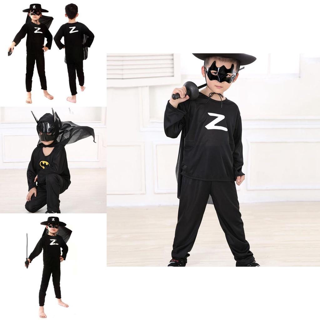Дышащий и удобный детский костюм на Хэллоуин Супермен Бэтмен Человек-паук