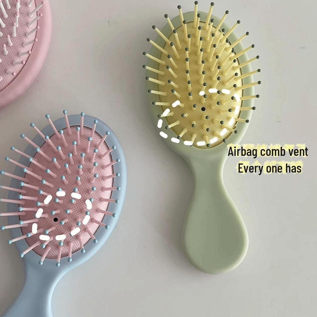 Портативная мини-расческа с симпатичным сердечком и воздушной подушкой для массажа для девочек и детей