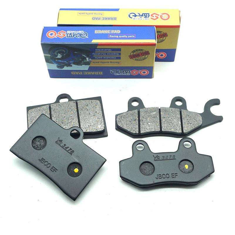 Motorcycle Front Rear Brake Pads for PGO G-Max 125 2006-2014 G-MAX150 V4 2015- 250 2006-2008 GMax