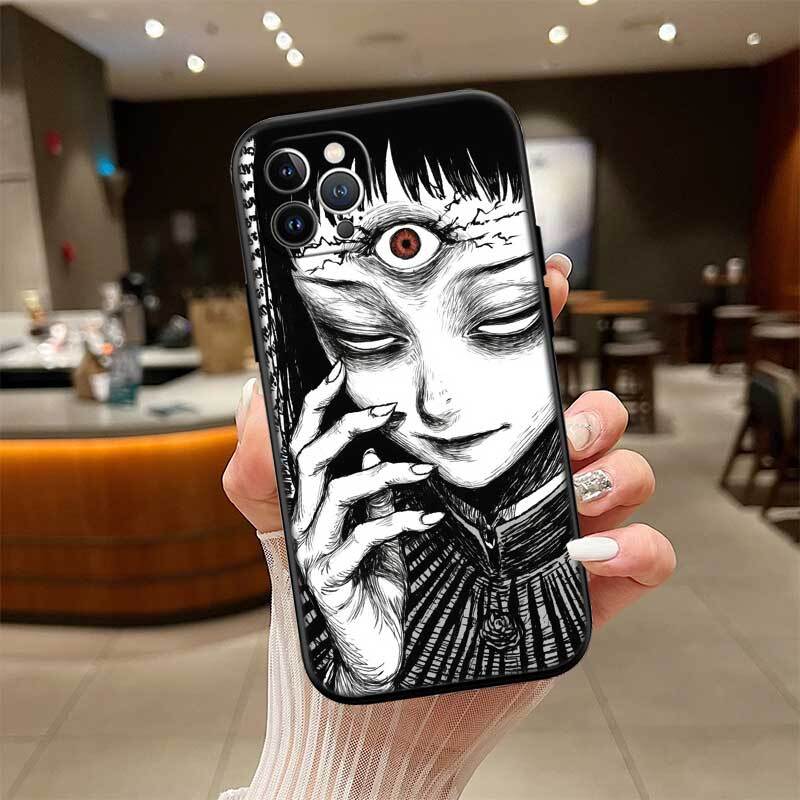 Junji Ito Tomie Phone Case for Xiaomi Poco C40 C51 C50 C55 C65 C71 C75 C85 F8 F7 F6 F5 F3 F2 X7 X6 X4 X3 X2 M7 M6 M5 M4 M3 M2 Pro