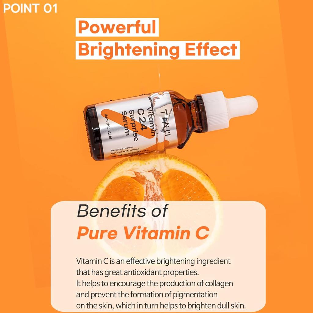 TIAM Сыворотка-сюрприз с витамином C24 (30 мл 1,01 жидкая унция.) Уход за кожей лица