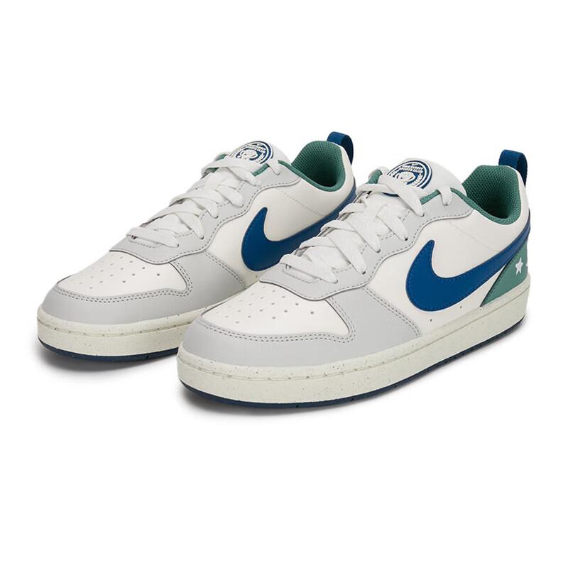 Nike Кроссовки Court Borough Low Recraft GS Sail Court Blue Bicoastal для детей, кремовые HM3722-141