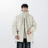 Autumn and Winter Fashionable Thickened Hooded Down Jacket Blue and White Duck Down Warm Modern Casual Fashion Jacket