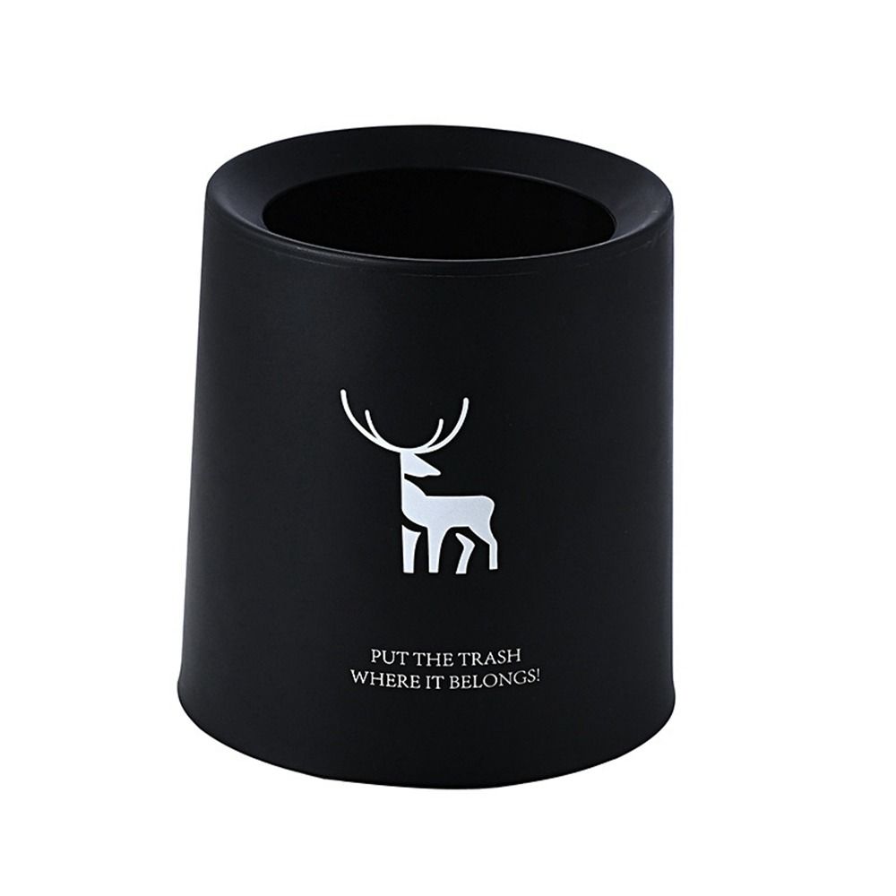 Multi-use For Hoom Office Storage Bucket Trash Can Desktop Dustbin Waste Bin Garbage Basket