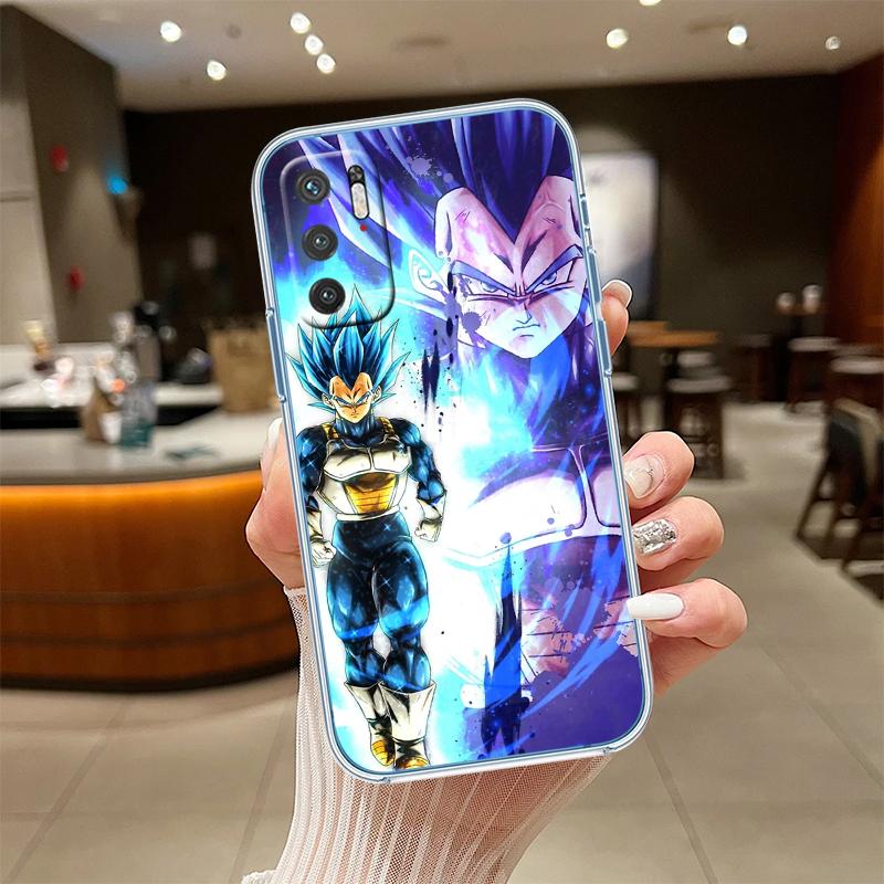 RE7 Anime Dragon Ball Vegeta Transparent Phone Case for Motorola Moto G7 G8 G9 G84 G85 G73 G24 G15 Z2 Play Power Plus