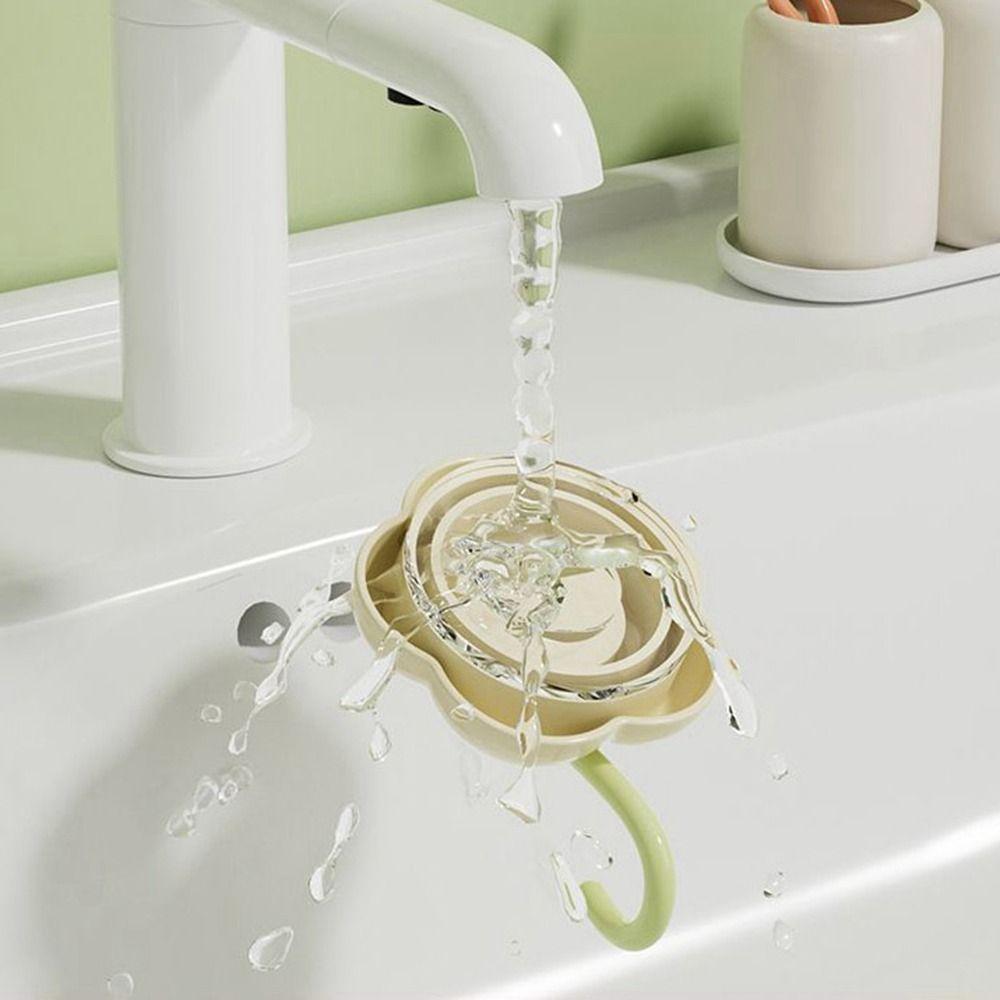 Flower Shape Vacuum Hangers No Punching Towel Hook Multipurpose Suction Cup Hook Bathroom