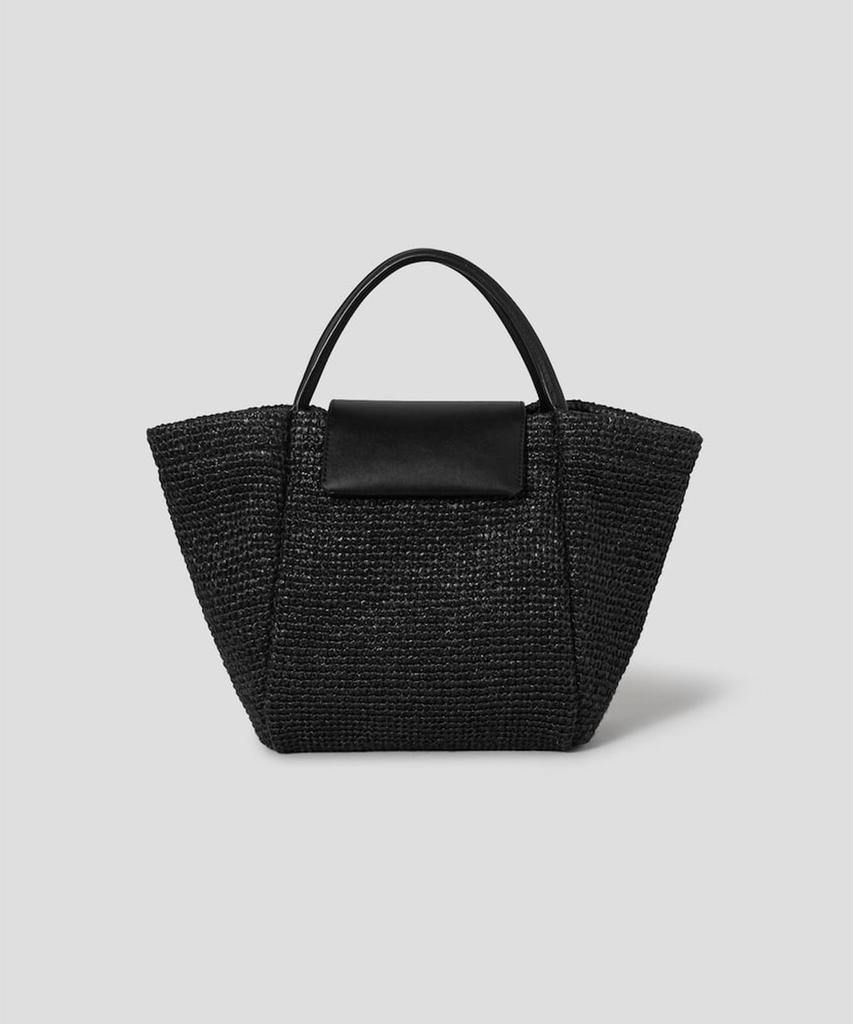 Beanpole Accessory Better Raffia Medium Tote Bag Black