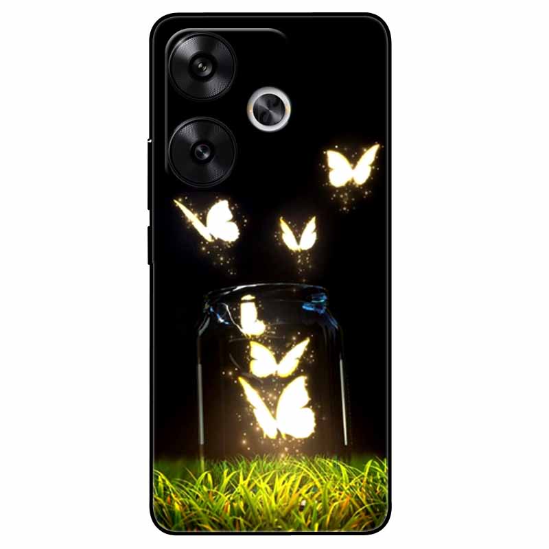 Чехлы для Xiaomi Poco F6 Мягкие силиконовые Защитные Модные ТПУ Задние крышки для телефона Для Xiaomi Poco F6 Pro/Redmi Turbo 3 ТПУ Чехлы