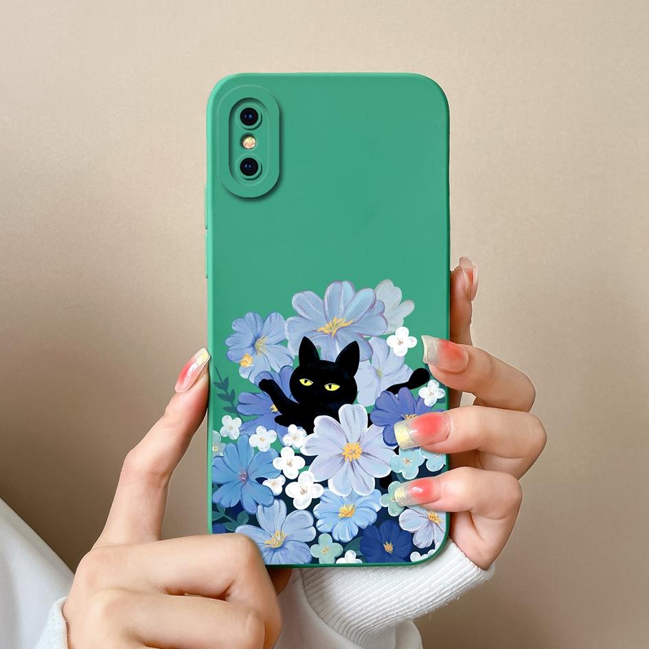 Милый чехол с рисунком лягушки-кролика для Apple iPhone 13 14 15 Pro Max 13 Mini 15 Plus X XS Max XR, задняя крышка, противоударный мягкий силиконовый бампер для iPhone Shell