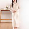 Women's Cashmere Dress 30% Cashmere 70% Wool Autumn and Winter Cashmere Skirt Soft and Warm