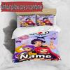3pcs Duvet Cover Set (1*Duvet Cover + 2*Pillowcase, Without Core), Custom Name KPop Demon Hunters Pattern Bedding Set, Home Bedroom Decor Gift