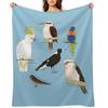 Sqwawk, Warble, Hoot Throw Blanket Hair sofa bed Loose Custom Blankets