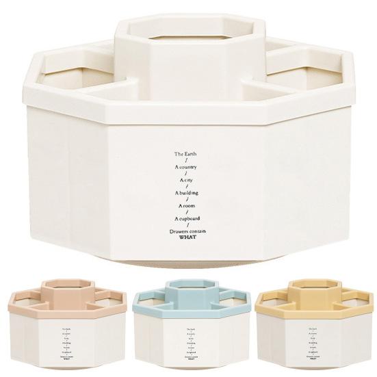 Изысканный пластиковый держатель для карандашей большой емкости, вращающийся на 360 градусов настольный органайзер для школы