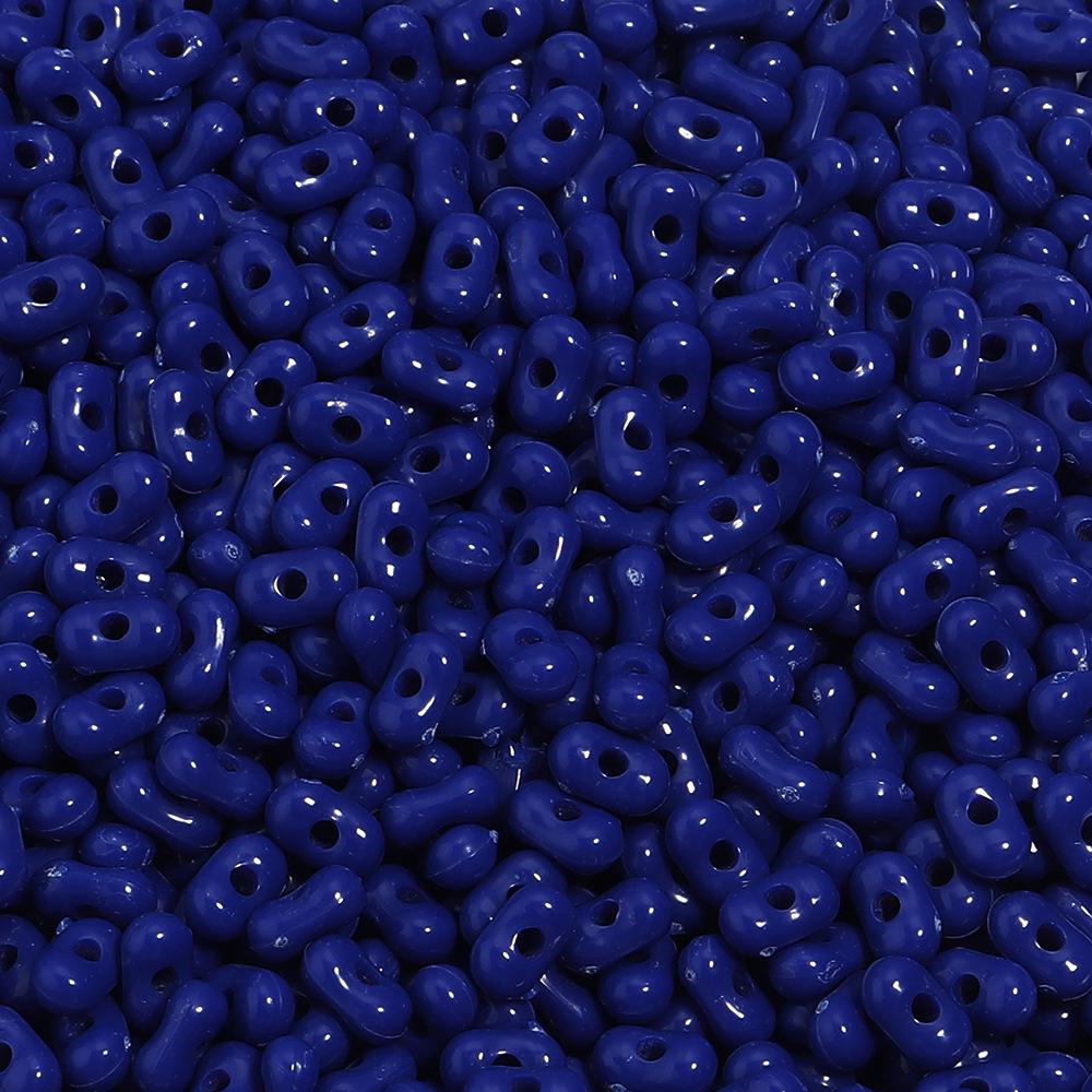 Acrylic Solid Color Peanut Beads for Handmade Jewelry and Accessories