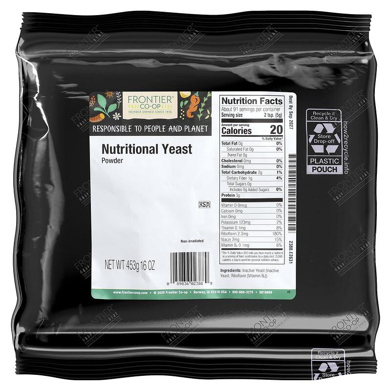 Nutritional Yeast Powder, 16 oz (453 g)