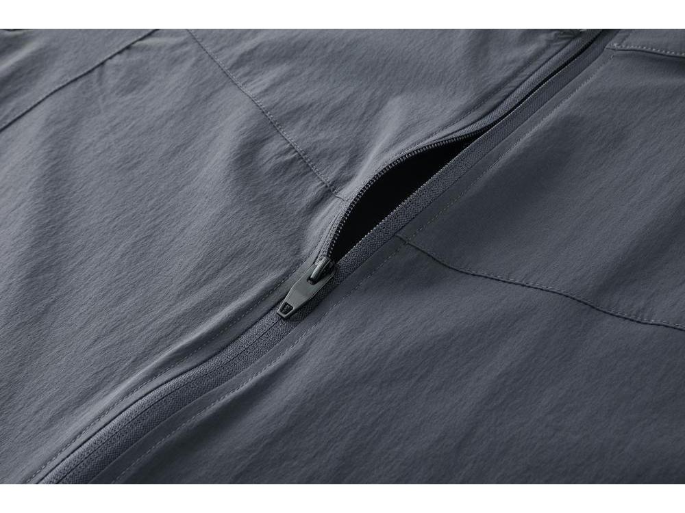 LULU Men's Autumn Breathable Sport Jacket - Casual Long Zipper, Stand-Up Collar, Trendy Running Outerwear