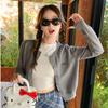 New Cardigan Knitted Jacket for Women, Short Autumn Outerwear, Thin Style for Early Autumn Outfits
