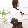 Rhombus Embroidery Thread Women's Bag New Popular Urban Simple Chain Messenger Bag Fashionable Shoulder Bag
