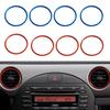 Автомобильная приборная панель кондиционера воздуха выходное кольцо отделка для Mazda MX-5 MX5 RF ND 2009-2015 автомобильные аксессуары