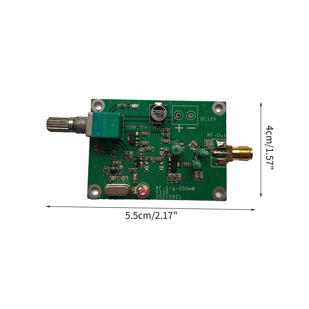 Регулируемая плата источника сигнала генератора сигналов 13,56 МГц с 7?Переменная выходная мощность 23 дБм для макетных плат