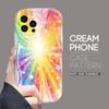 Для iPhone 16 15 14 13 12 Samsung S24 S23 S22 A06 A13 A14 A15 A16 A55 Redmi Note 13 12 Wave Edge Мягкий силиконовый чехол для телефона цвета радуги со звездами