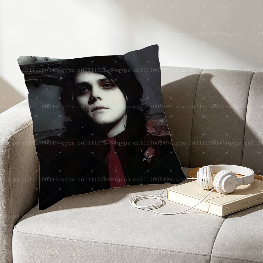 Жерар MCR My Chemical Romance Квадратная Наволочка для Подушки Диван Спальня Гостиная Спинка Разные Размеры Моющиеся Чехлы