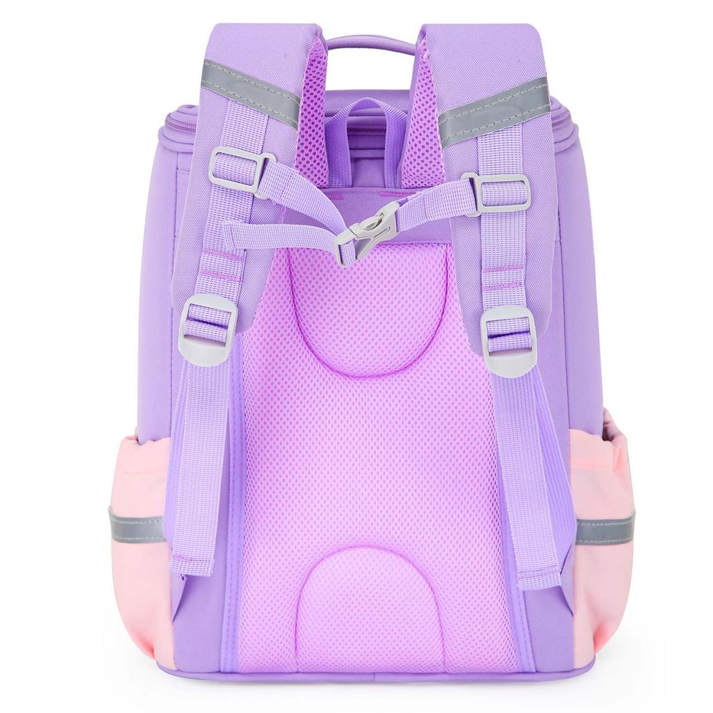 Рюкзак для начальной школы с жестким корпусом для мальчиков и девочек, большой вместимости, с функцией снижения веса, детский легкий рюкзак для защиты спины, студенческий рюкзак, модный