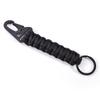 Handmade Seven-Core Paracord Survival Keychain with Eagle Beak Carabiner