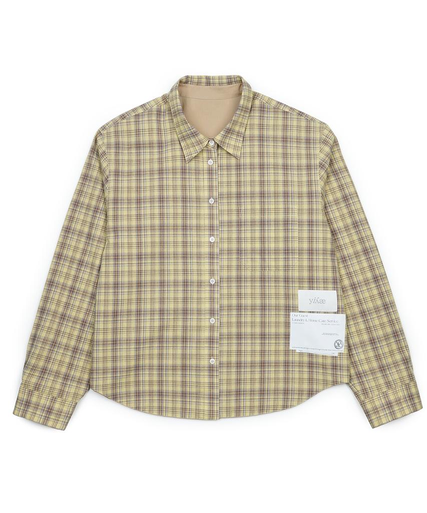 YIYAE Reversible Shirts _ Beige Yellow