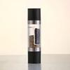 Dual Spice Grinder 2-in-1 Stainless Steel Manual Pepper And Salt Mill with Ceramic Core Adjustable Coarseness Seasoning Tool for Kitchen Travel Use