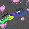 Splatoon 3 Эксклюзивный игровой пистолет OLED Handle Splatoon 3 Shooting Game Gun Погружение в игровой процесс, разработанный для игр-стрелялок Switch Handle Party Shooting