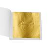 100Sheets Imitation Gold Foil Paper Leaf Gilding Epoxy Resin Fillings for DIY Epoxy Resin Mold Crafts Nail Art Home Decorations