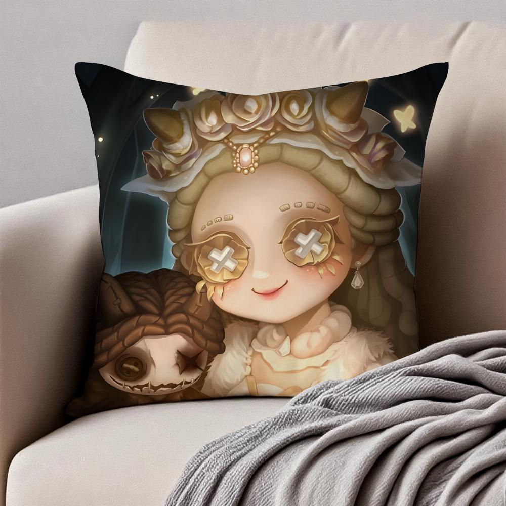 I-Identity V Memory Маленькая Девочка A-Алиса ДеРосс Наволочка Подушка Защита от Пылевых Клещей Невидимая Молния Короткий Плюш Подушка для Дивана
