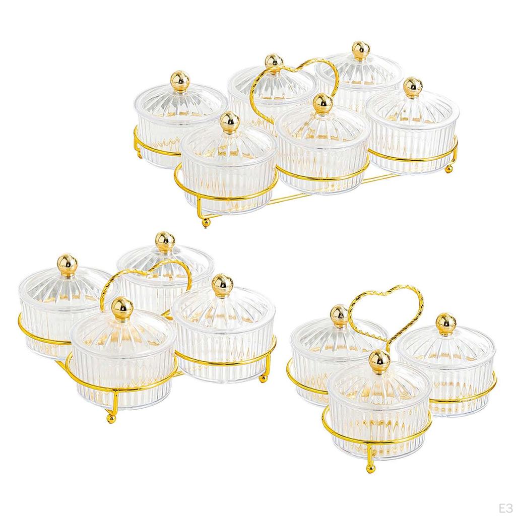 Dried Fruit Plate Appetizer Nuts Tray Nordic Multifunctional Dry with Lid Condiment