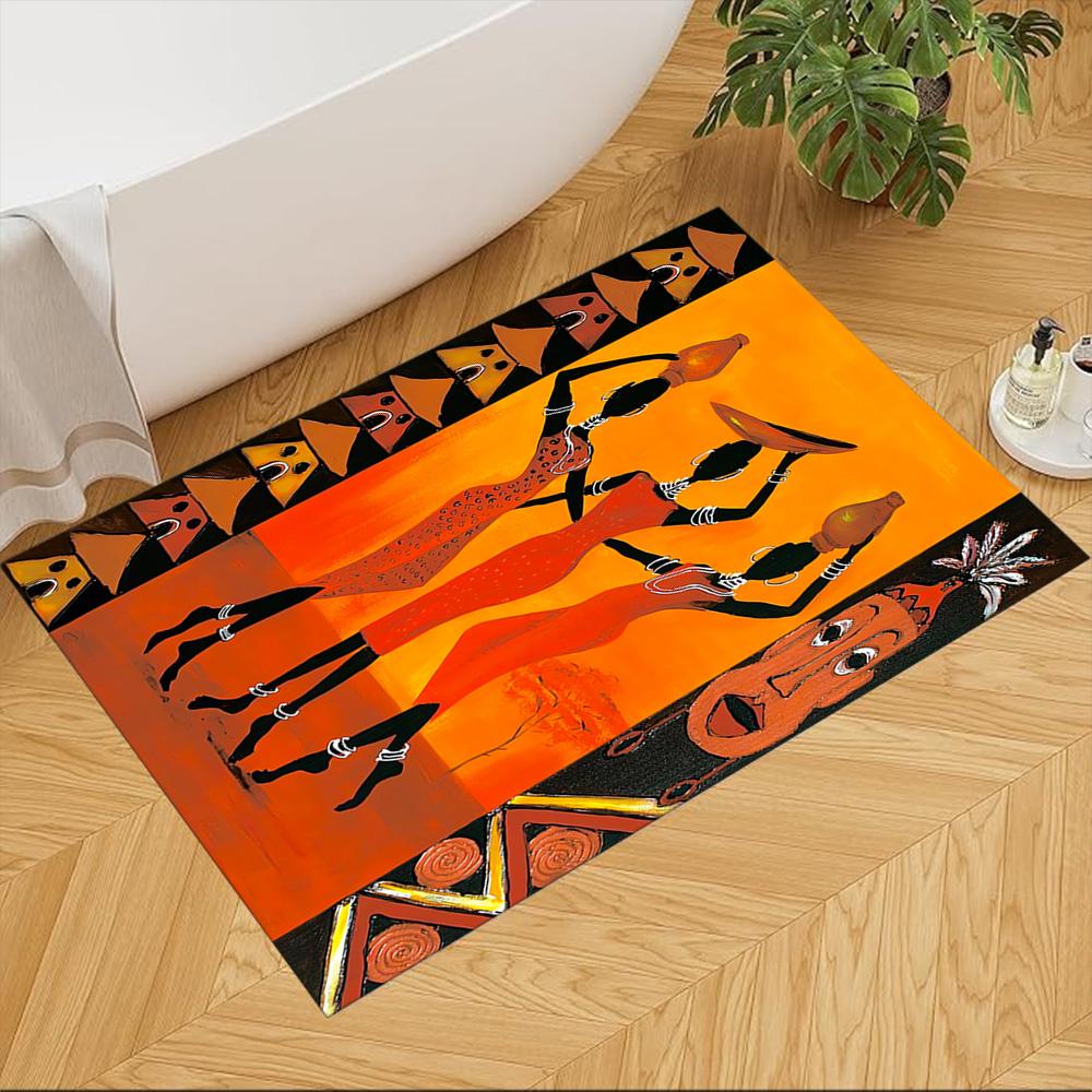 African Heritage And Tradition Non-Slip Home Carpet Design for Office Decor Living Room Bedroom Gift