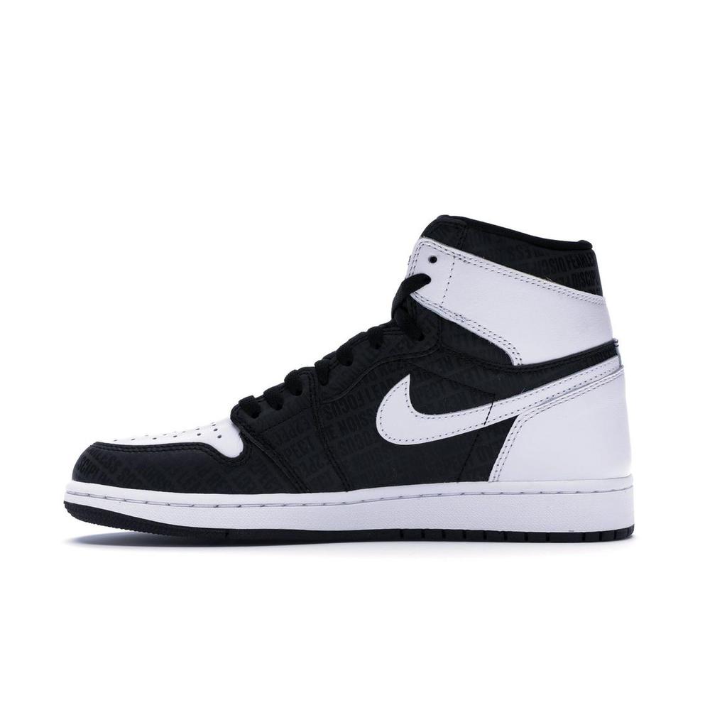Мужские кроссовки Air Jordan 1 Retro High OG RE2PECT Черный Белый 555088-008