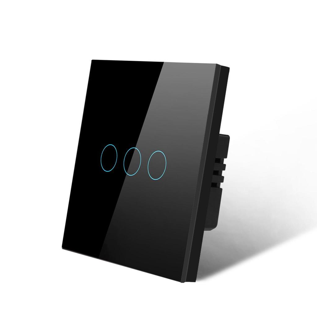 Tuya Smart Life Zigbee Touch настенный выключатель без нейтрального провода, не требуется конденсатор, управление через приложение, совместимое с Alexa Google Home