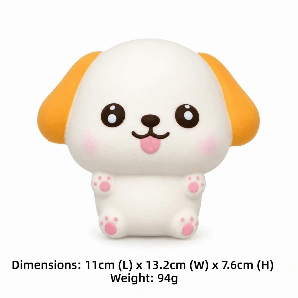 Super Soft Dog Fidget Toy Slow Rebound Dog Squeezable Toy Puppy Squishy Toy Students Gifts