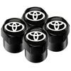 Car interior stickers Car Tire Valve Stem Air Caps Anti-theft Cover +Key Chain For Toyota Camry Yaris Hilux