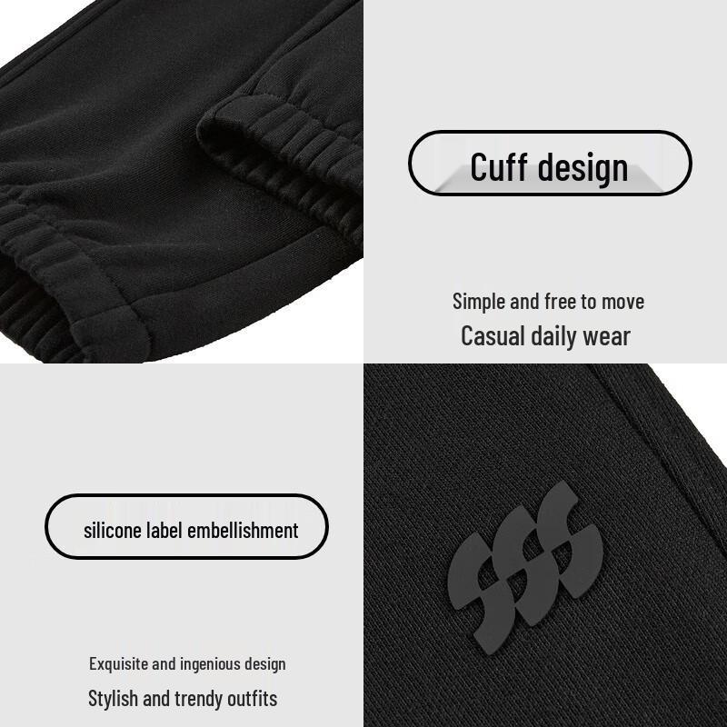 HLA Men's Winter Fleece Lined Casual Sports Pants