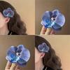 Artificial Moth Orchids Hair Clip Bohemia Hawaiian Faux Pearl Simulated Flower Duckbilled Clamp Hairpin Hair Barrette Women Hair Accessories Headwear