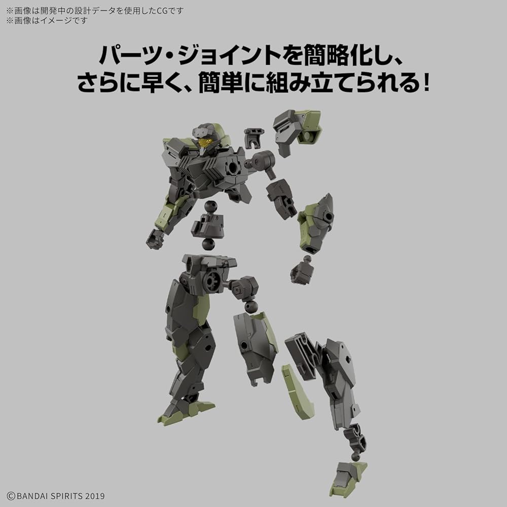Bandai Spirits 30MM eEXM-40 Ignight 02 Набор из 2 штук Пластиковая модель-конструктор с цветовой кодировкой Масштаб 1/144