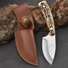 Damascus Pattern Kitchen Meat Cleaver Boning Knife Chef Peeling Fishing Barbecue Knife Raw Fish Cutter Butcher Knife