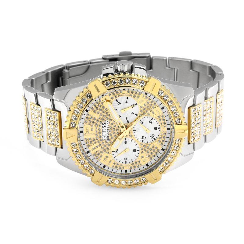 Guess W0799G4 Мужские часы Frontier золотистого тона