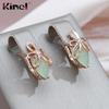 Kinel Fruit Shape Rose Gold Color English Earrings For Women