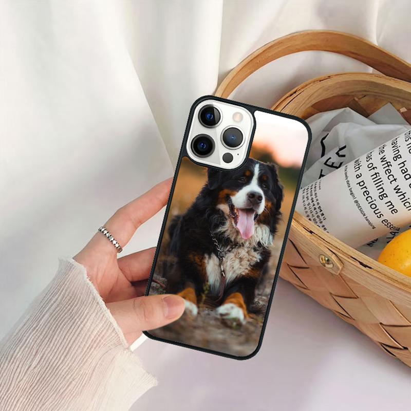 Bernese Mountain Dog Phone Case For iPhone 17 Air 16 15 14 11 12 13 Pro MAX Plus coque Cover Shell